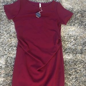 PINK BLUSH MATERNITY DRESS